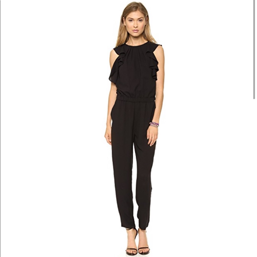 Shoshanna flutter detail jumpsuit sz 4